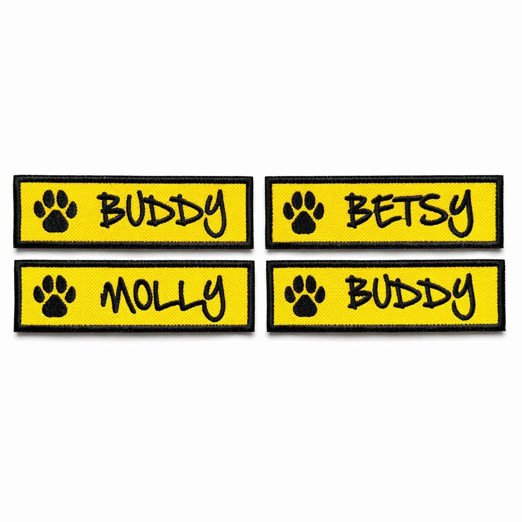 VELCRO® Patch To Fit Julius K9 Dog Harness Personalised Embroidered Custom Text Badge
