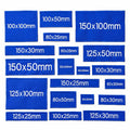 Personalised Embroidered Blue Patches Sew/Iron/VELCRO® Custom Text Molle Morale Badges