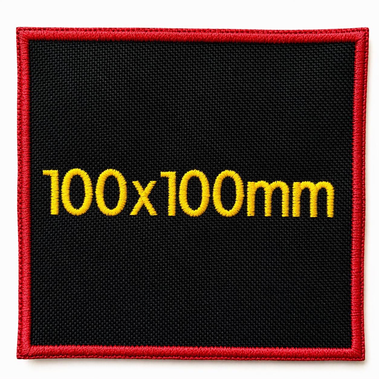 Personalised Embroidered Black Patches Sew/Iron/VELCRO® Custom Text Molle Morale Badges