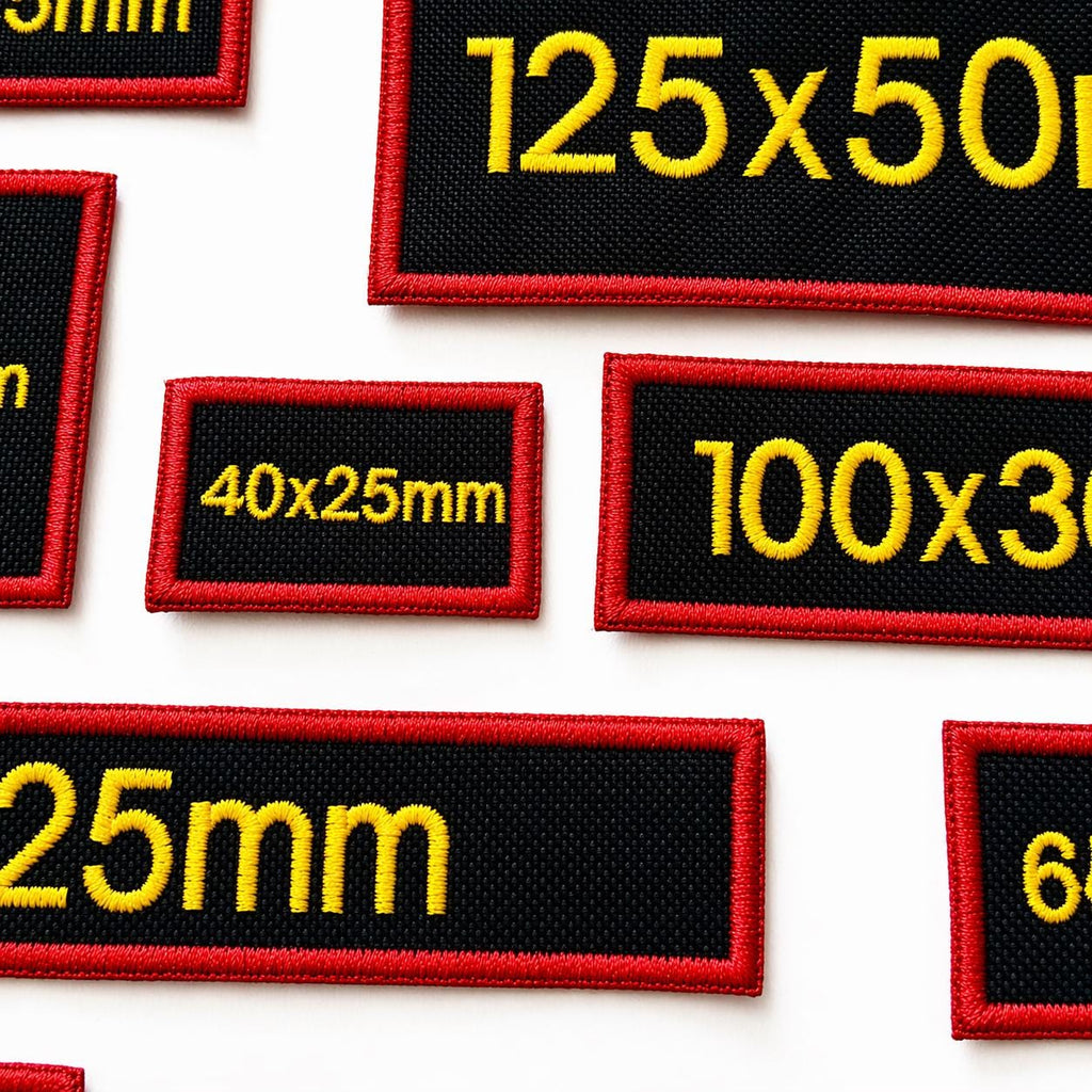 Personalised Embroidered Black Patches Sew/Iron/VELCRO® Custom Text Molle Morale Badges
