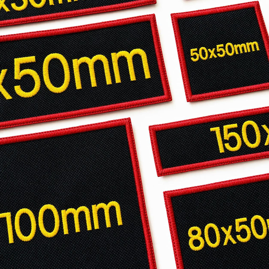 Personalised Embroidered Black Patches Sew/Iron/VELCRO® Custom Text Molle Morale Badges