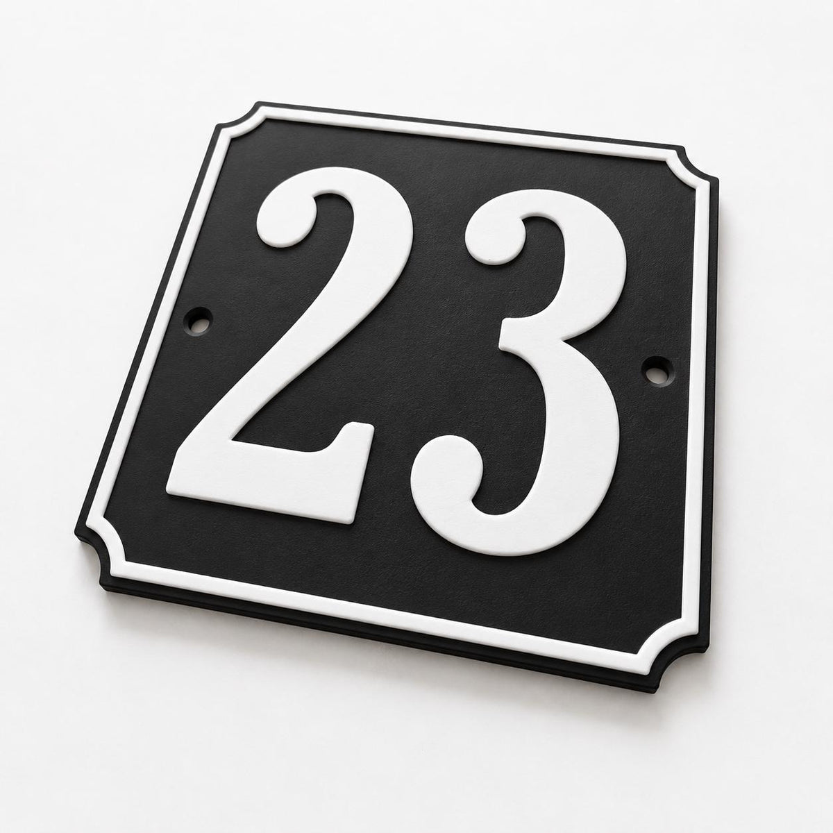 Personalised House Number Sign – Custom Home Front Door Gate Plate Plaque