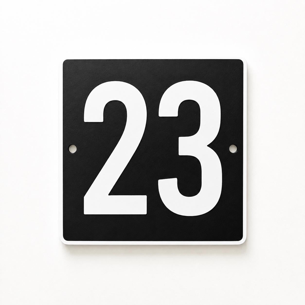 Personalised House Number Sign – Custom Home Front Door Gate Plate Plaque