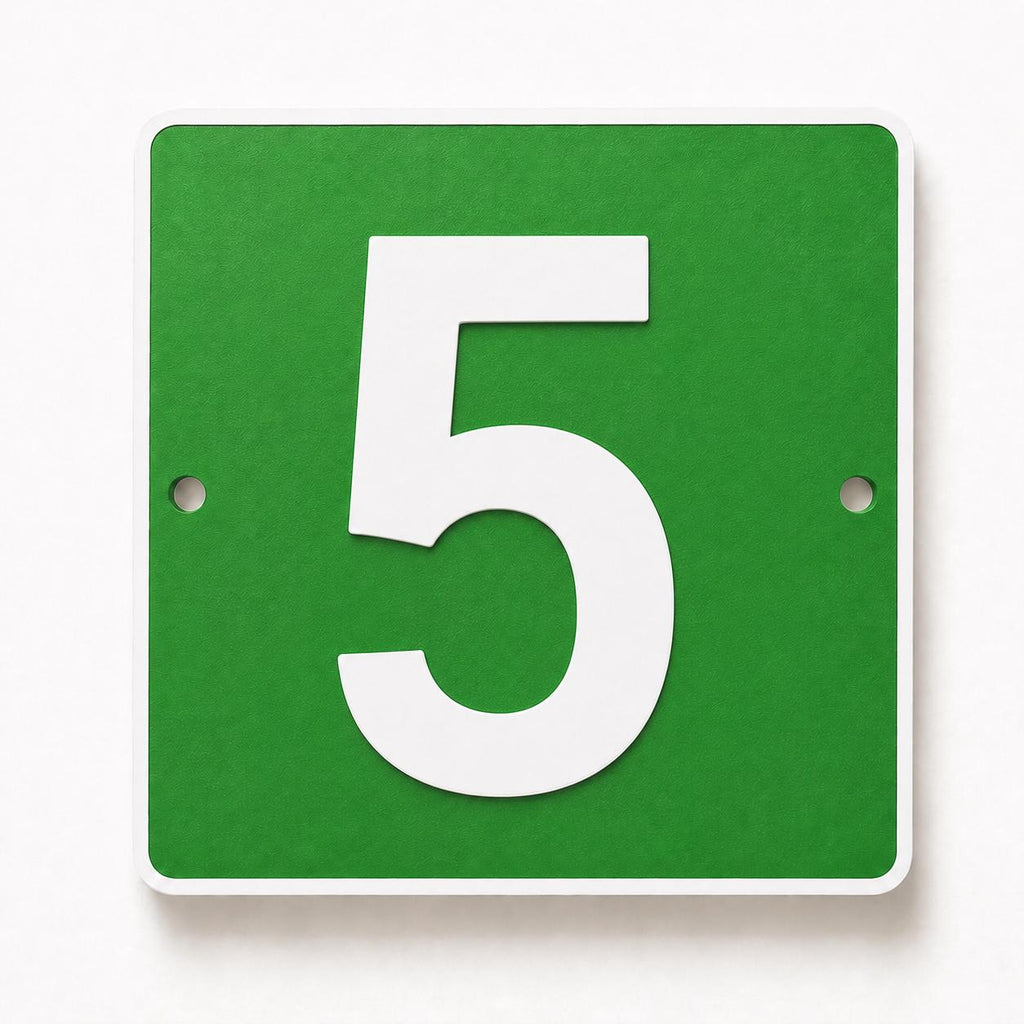 Personalised House Number Sign – Custom Home Front Door Gate Plate Plaque