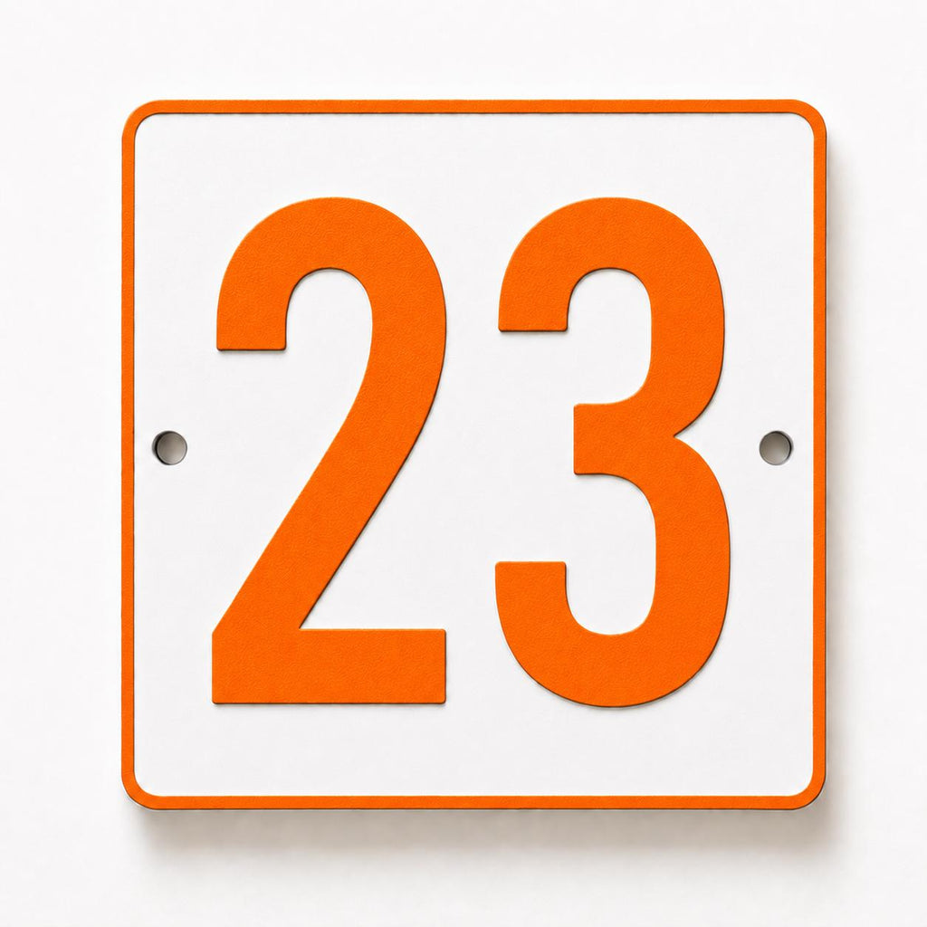 Personalised House Number Sign – Custom Home Front Door Gate Plate Plaque