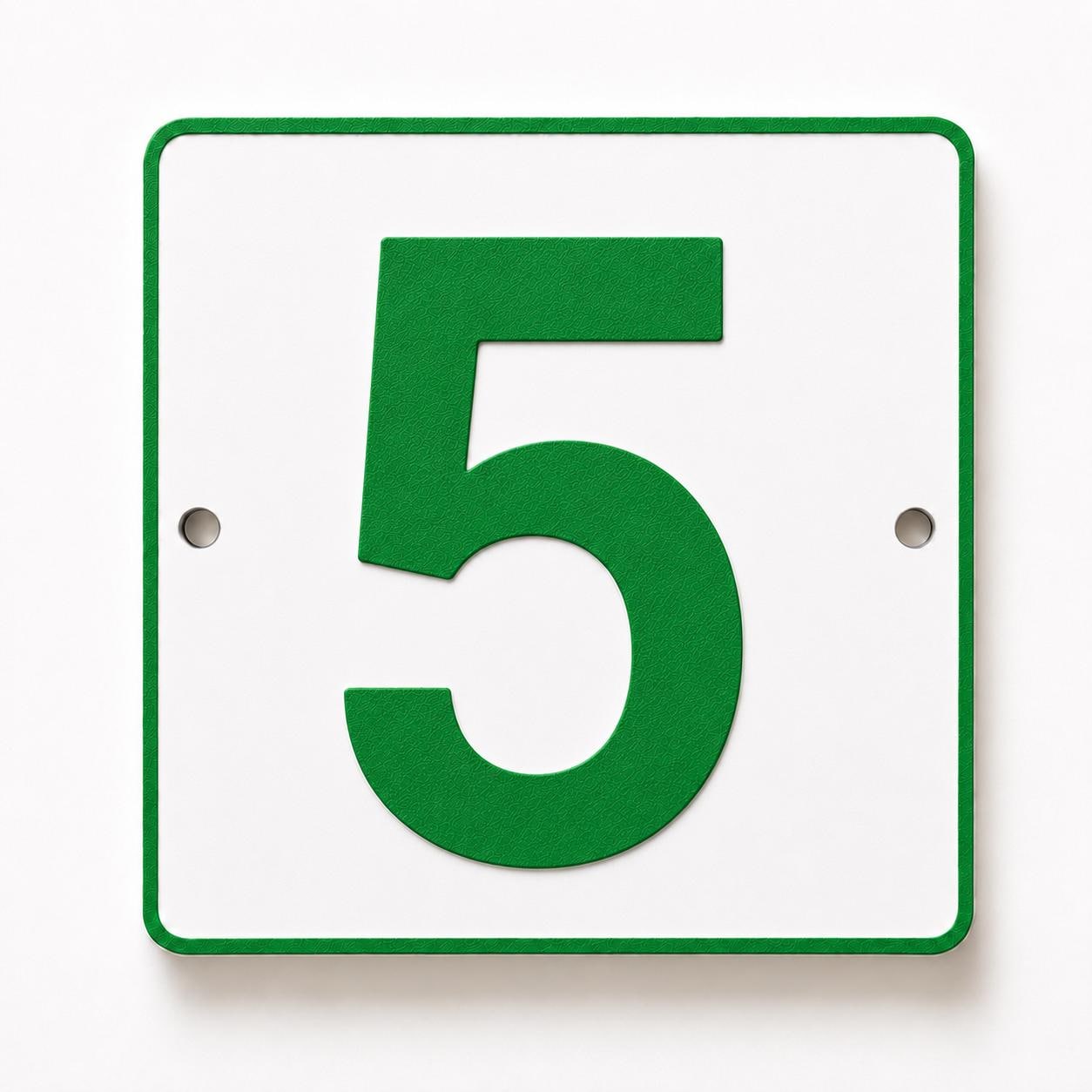 Personalised House Number Sign – Custom Home Front Door Gate Plate Plaque