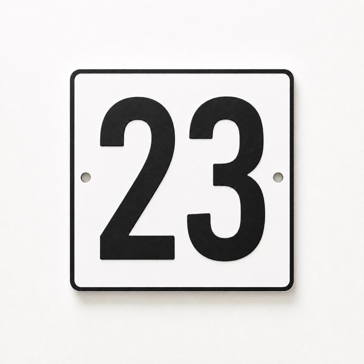Personalised House Number Sign – Custom Home Front Door Gate Plate Plaque