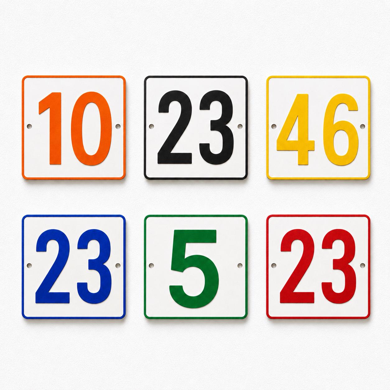 Personalised House Number Sign – Custom Home Front Door Gate Plate Plaque