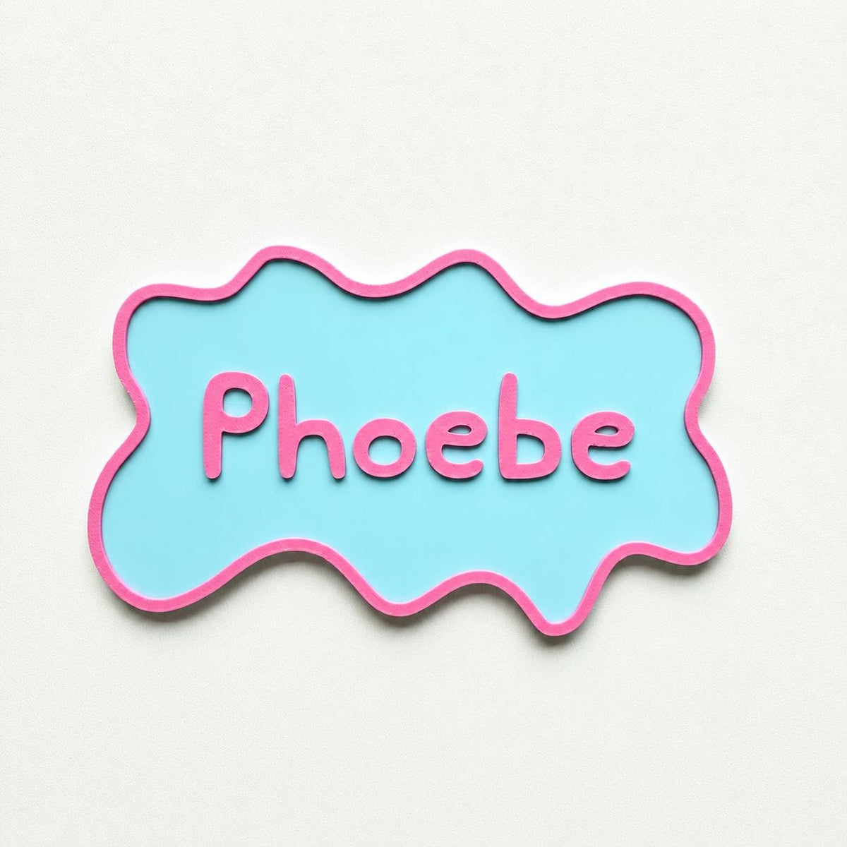 Personalised Kids Name Door Sign – Custom Girls Boys Bedroom Decoration Plate