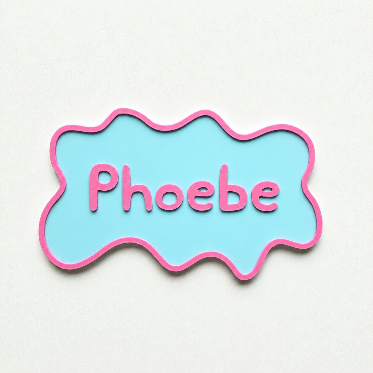 Personalised Kids Name Door Sign – Custom Girls Boys Bedroom Decoration Plate