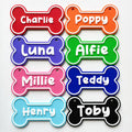 Personalised Dog Name Bone Sign – Custom Pet Crate Cage House Decoration Plate