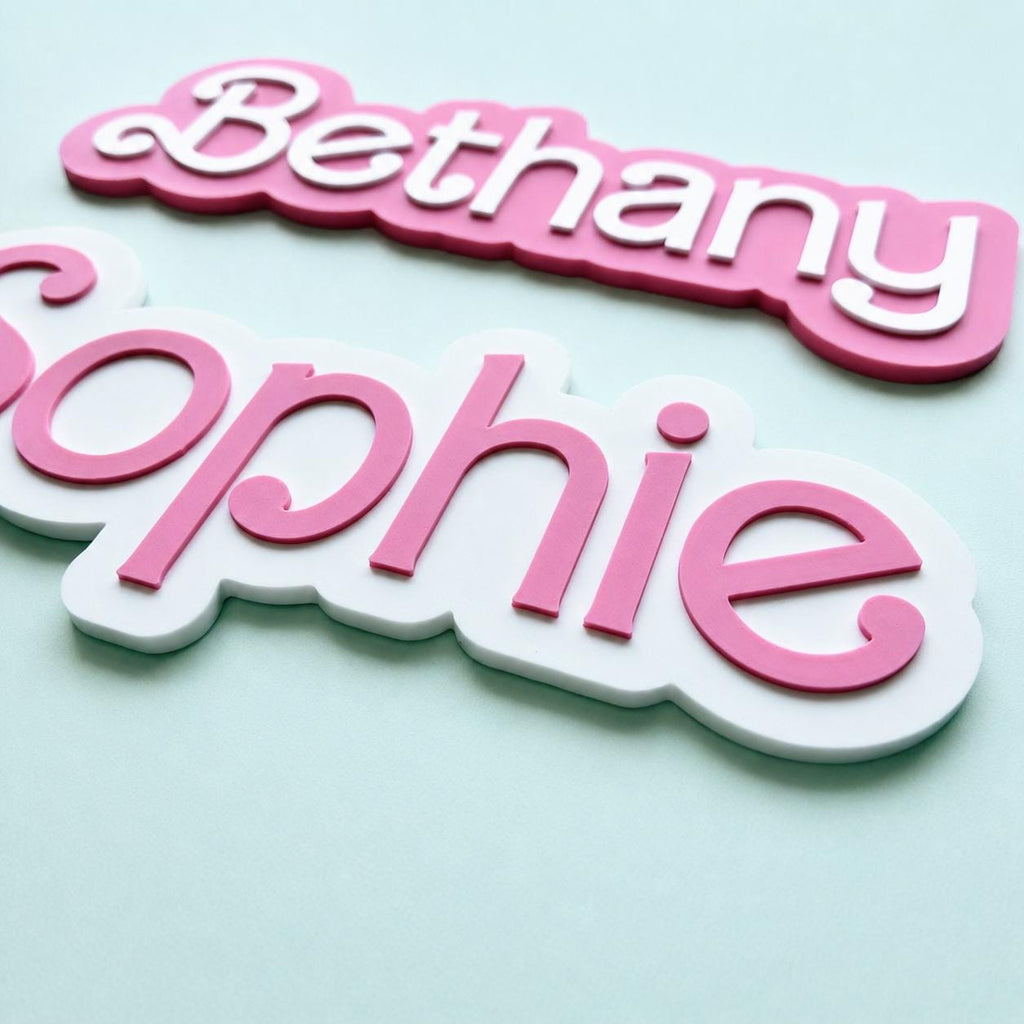 Personalised Name Door Sign – Custom Girls Bedroom Decoration Plate Plaque