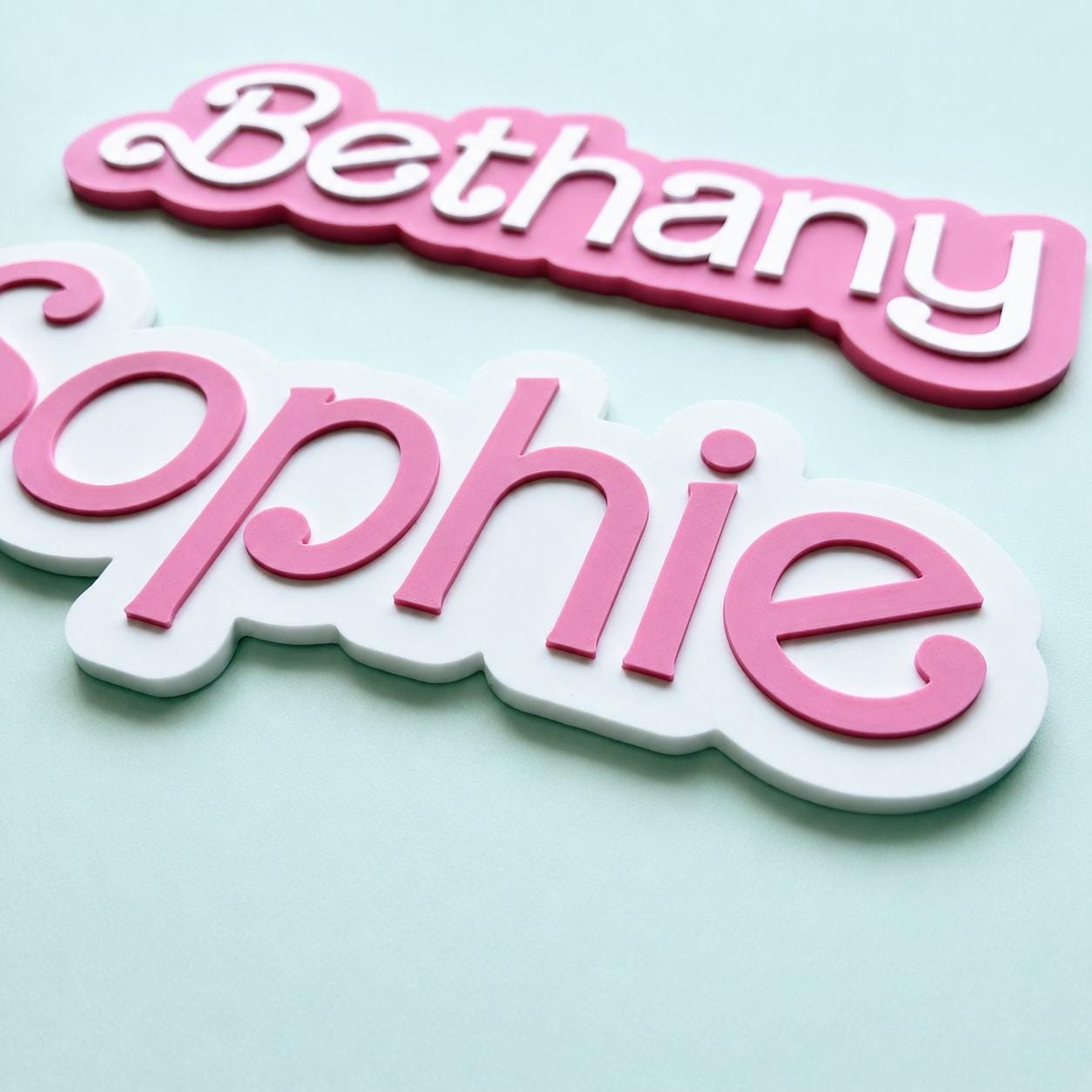 Personalised Name Door Sign – Custom Girls Bedroom Decoration Plate Plaque