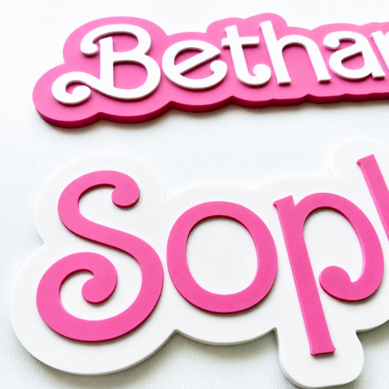 Personalised Name Door Sign – Custom Girls Bedroom Decoration Plate Plaque