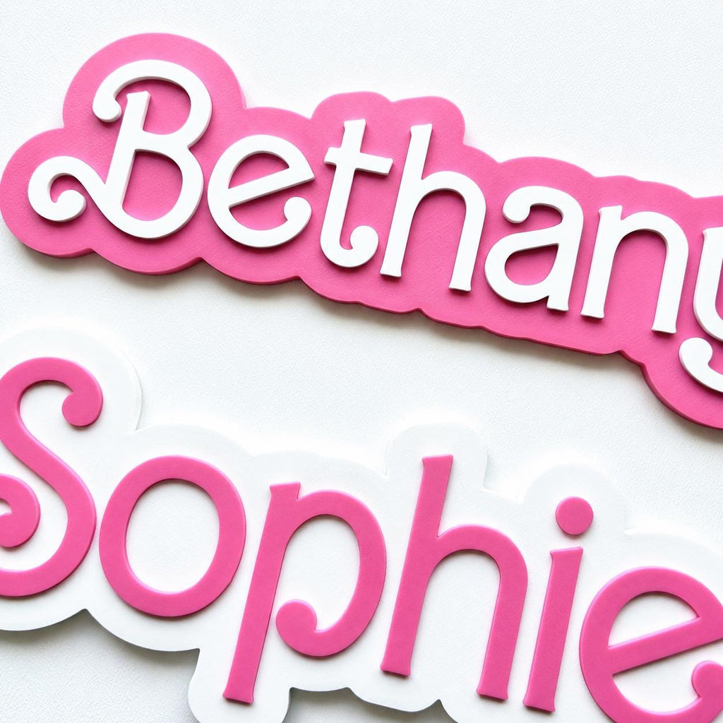 Personalised Name Door Sign – Custom Girls Bedroom Decoration Plate Plaque