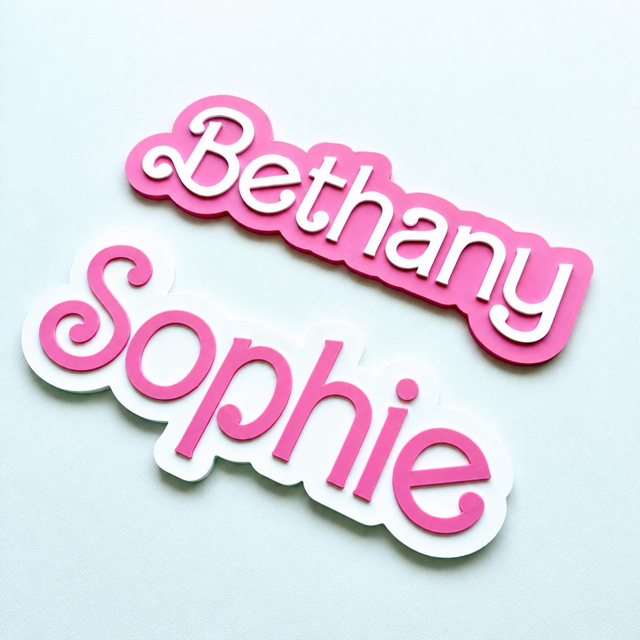 Personalised Name Door Sign – Custom Girls Bedroom Decoration Plate Plaque