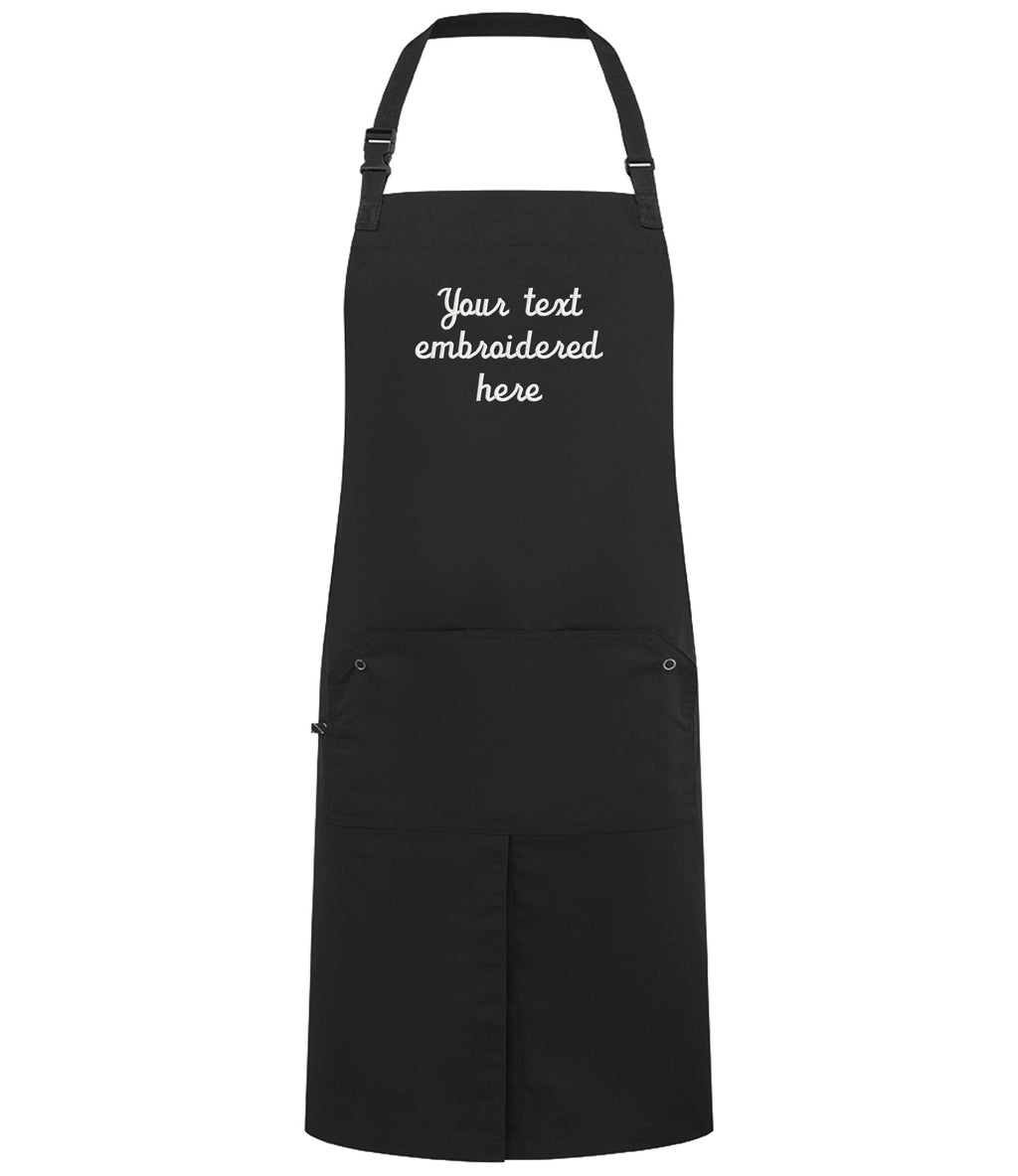Embroidered Personalised Text Apron Custom Name Business Kitchen Baking Gift