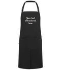 Embroidered Personalised Text Apron Custom Name Business Kitchen Baking Gift