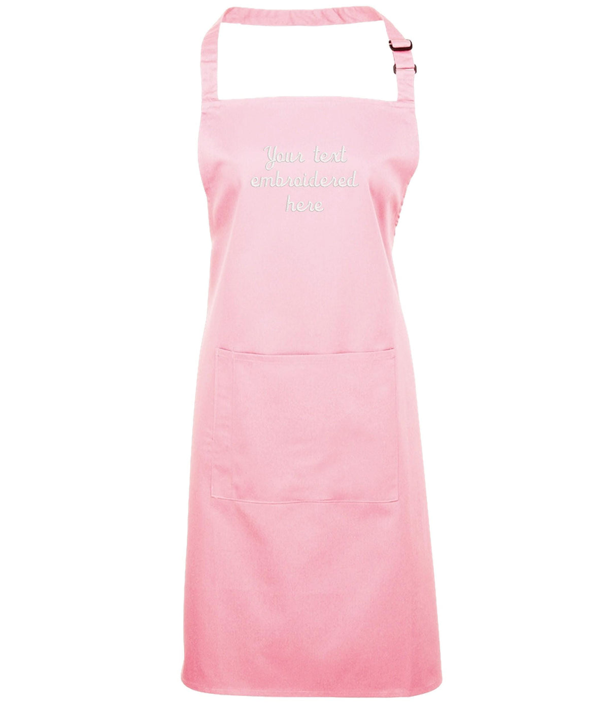 Embroidered Personalised Text Apron Custom Name Business Kitchen Baking Gift