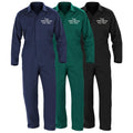 Embroidered Personalised Business Name Mechanic Overalls Custom Text Coveralls