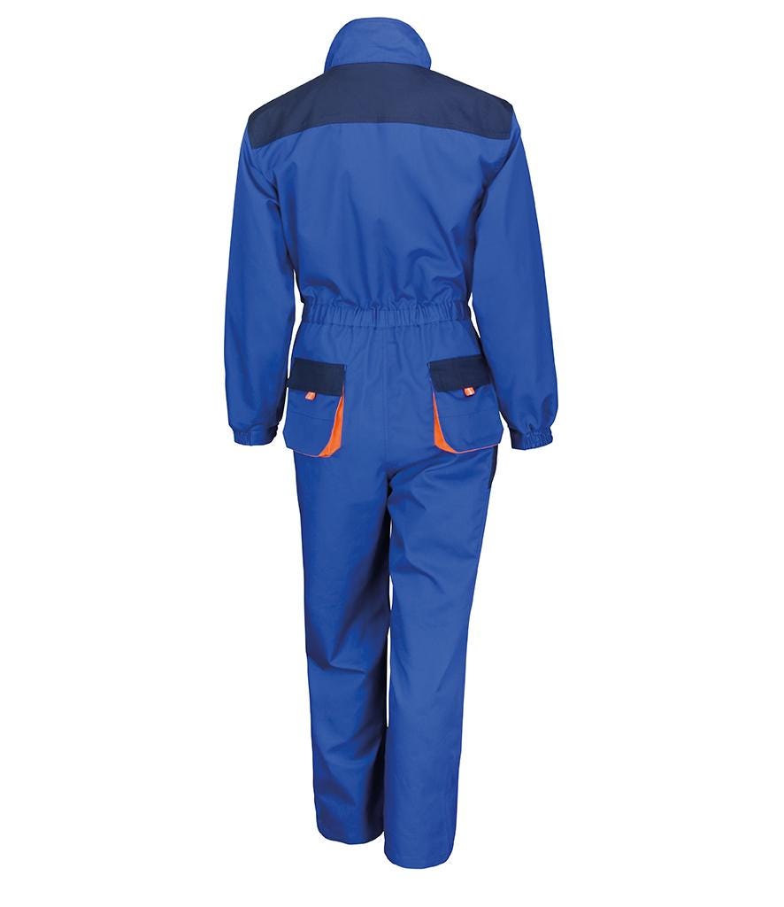 Embroidered Personalised Business Name Mechanic Overalls Custom Text Coveralls