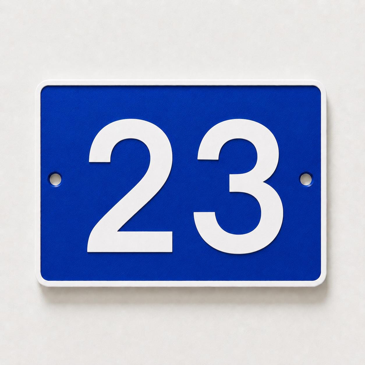 Personalised House Number Sign – Custom Home Front Door Gate Plate Plaque