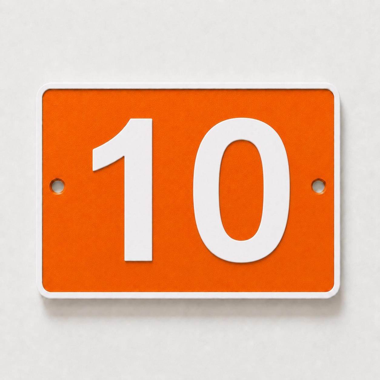 Personalised House Number Sign – Custom Home Front Door Gate Plate Plaque