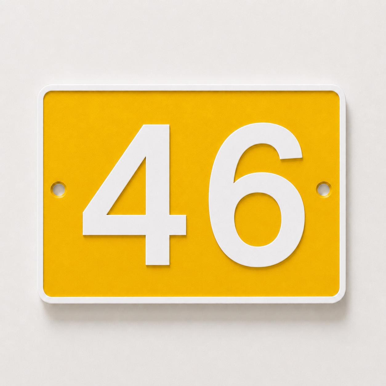 Personalised House Number Sign – Custom Home Front Door Gate Plate Plaque