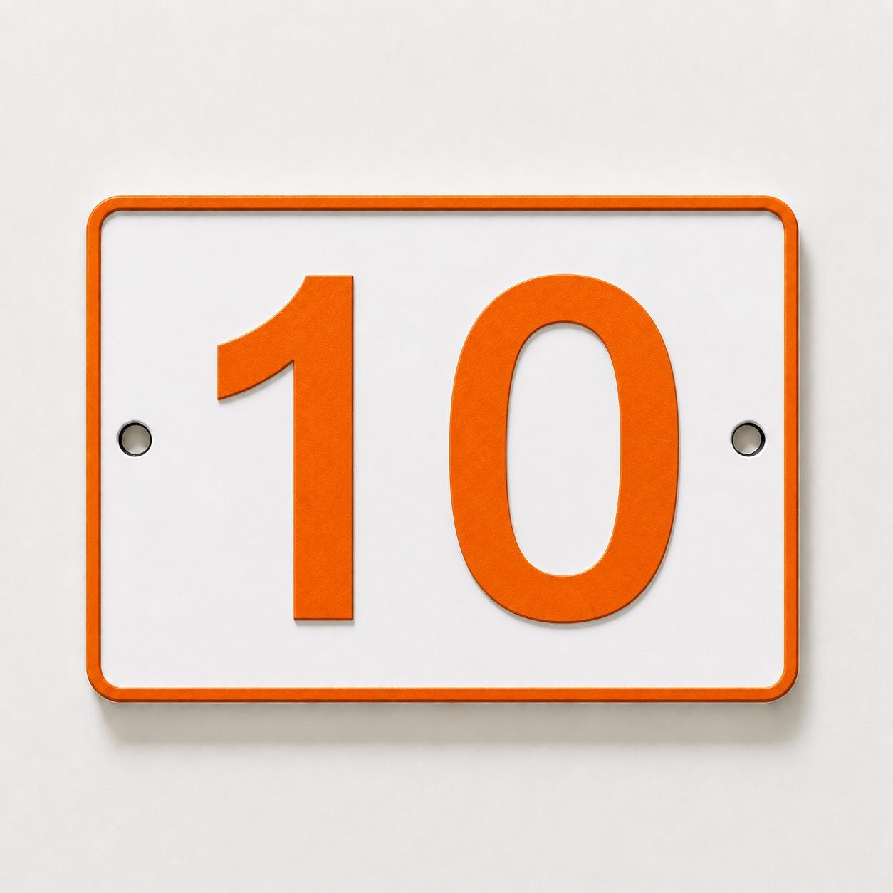 Personalised House Number Sign – Custom Home Front Door Gate Plate Plaque