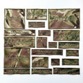 Personalised Embroidered Camo Patches Sew/Iron/VELCRO® Custom Text Molle Morale Badges