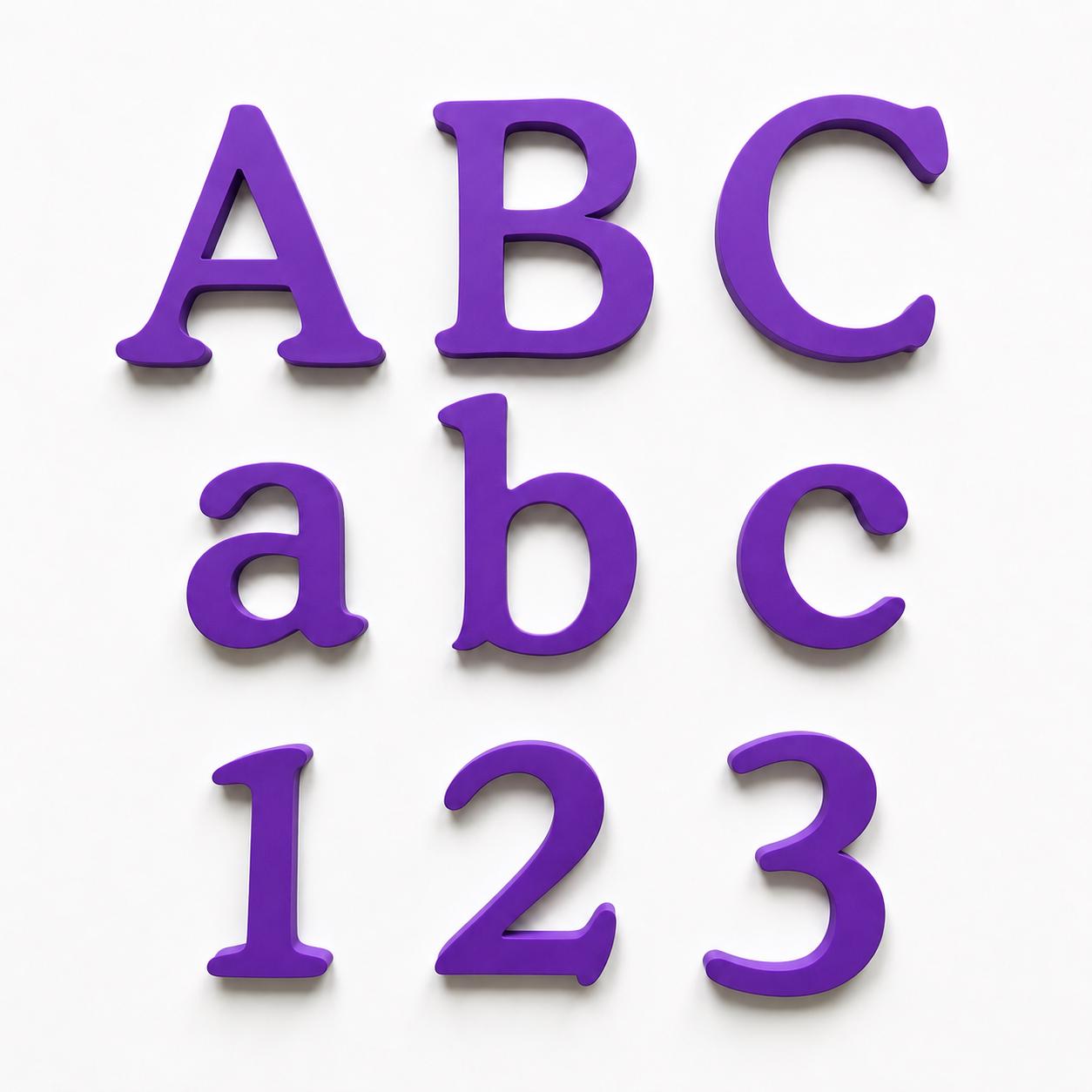 Personalised Letters & Numbers – Indoor Wall Sign Office Business Name Bedroom