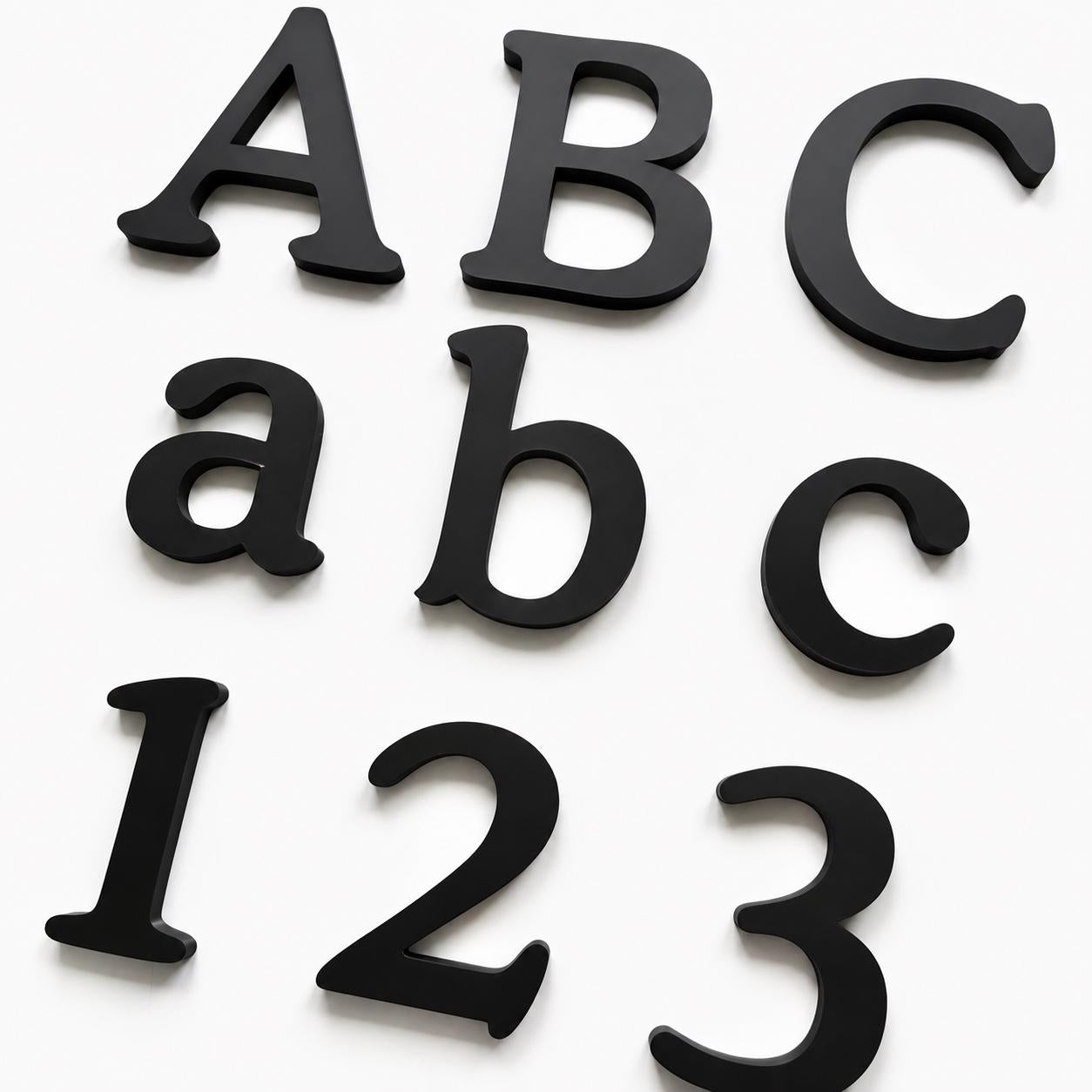 Personalised Letters & Numbers – Indoor Wall Sign Office Business Name Bedroom