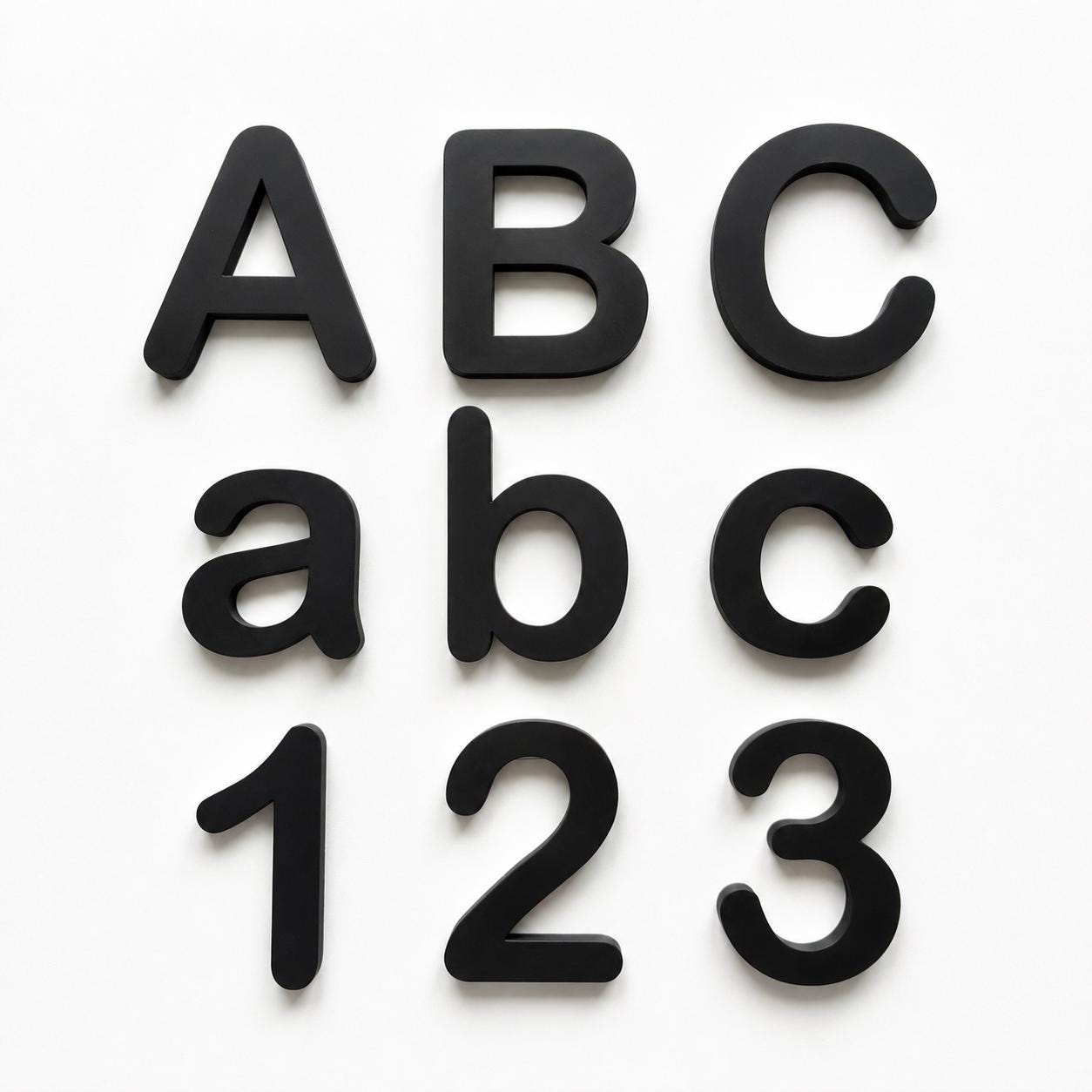Personalised Letters & Numbers – Indoor Wall Sign Office Business Name Bedroom
