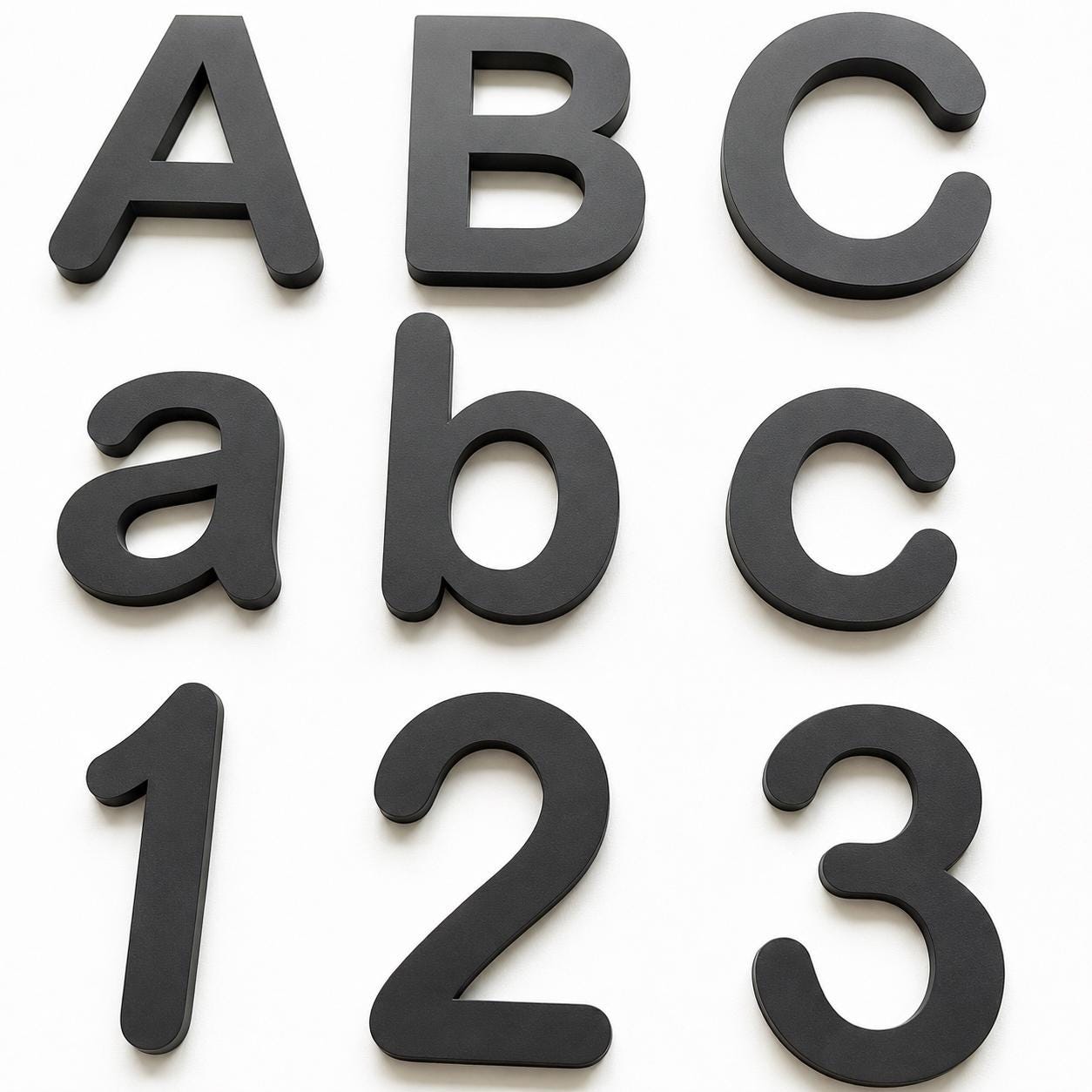 Personalised Letters & Numbers – Indoor Wall Sign Office Business Name Bedroom