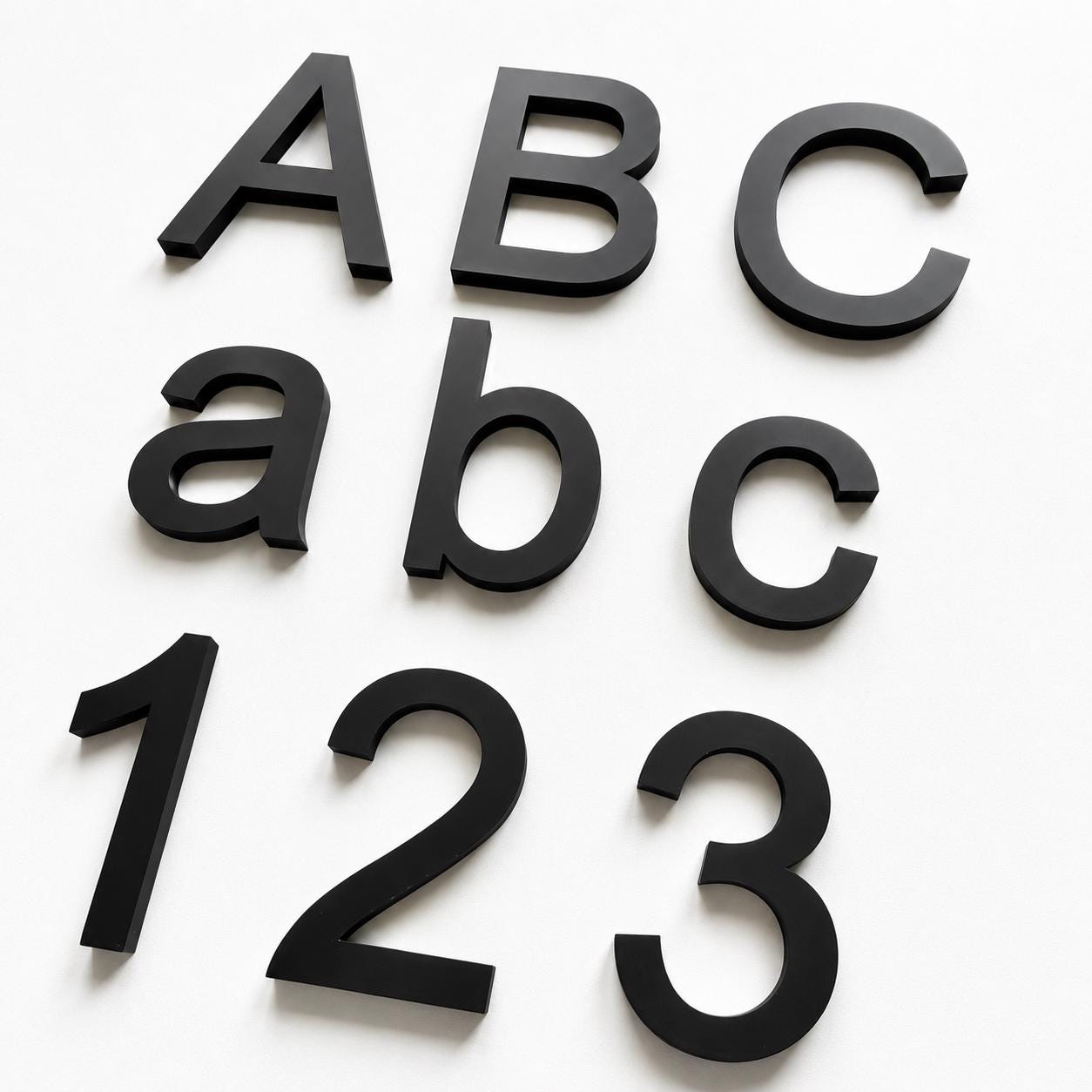 Personalised Letters & Numbers – Indoor Wall Sign Office Business Name Bedroom