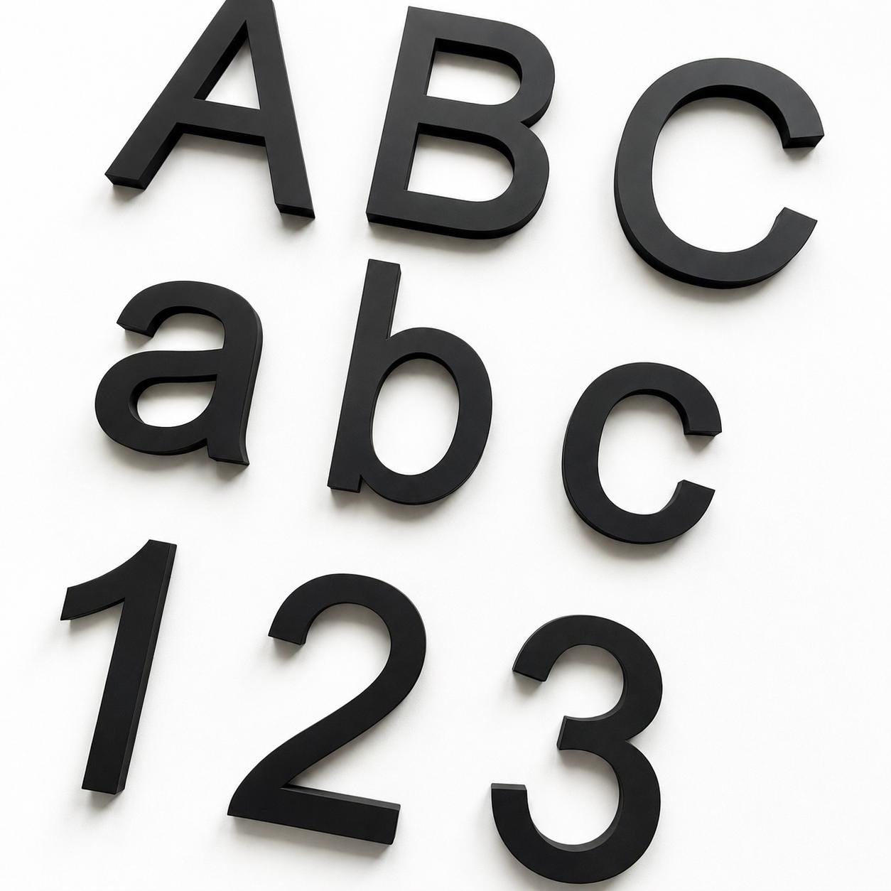 Personalised Letters & Numbers – Indoor Wall Sign Office Business Name Bedroom