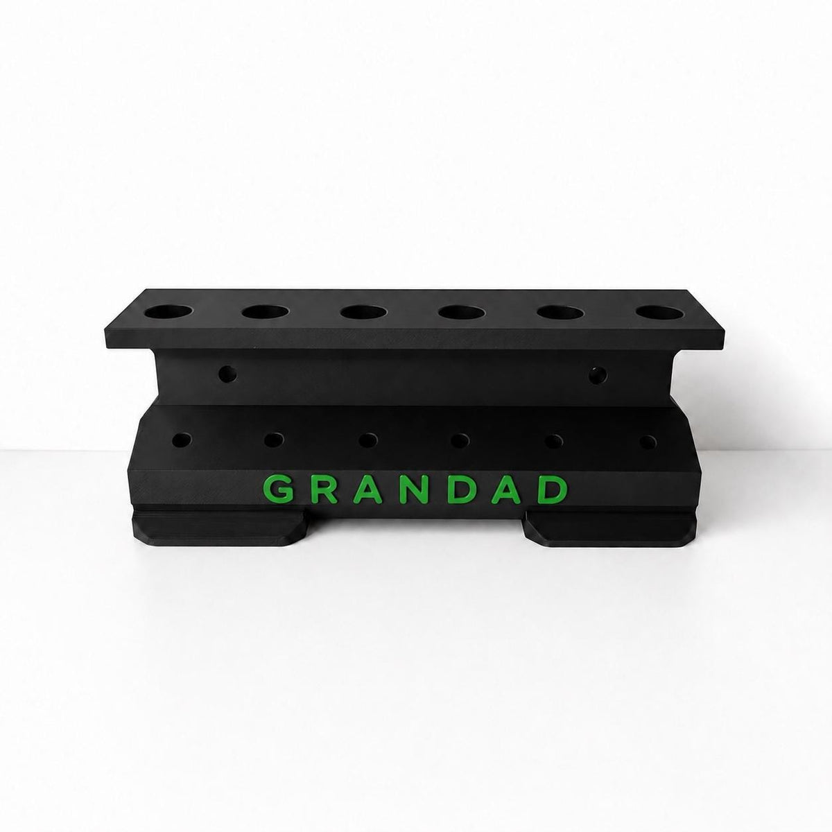 Personalised 6-Slot Darts Holder Name Text Wall Mounted/Freestanding Rack Stand