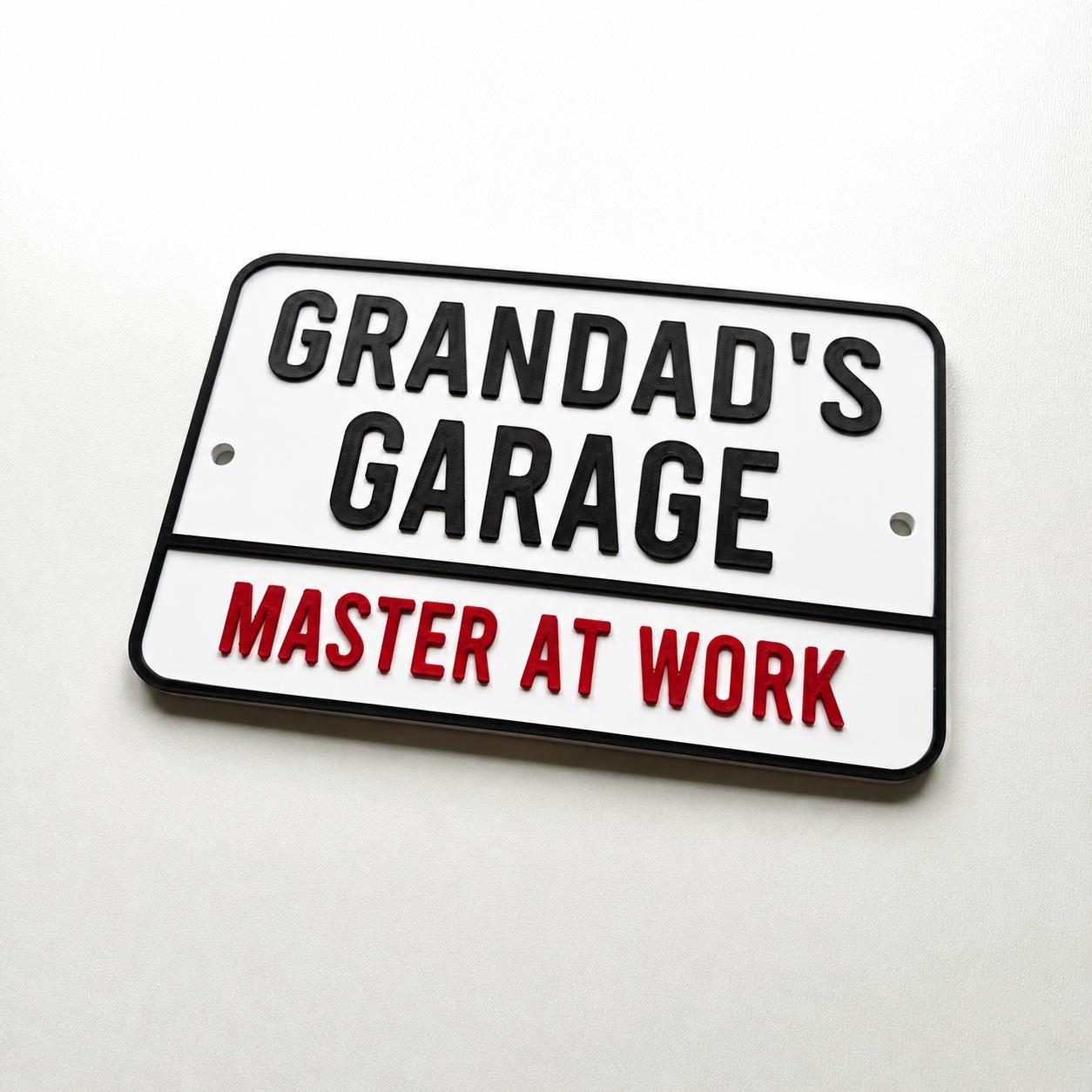 Personalised Text Sign - Novelty Man Cave Workshop Garage Shed Funny Gift Plaque