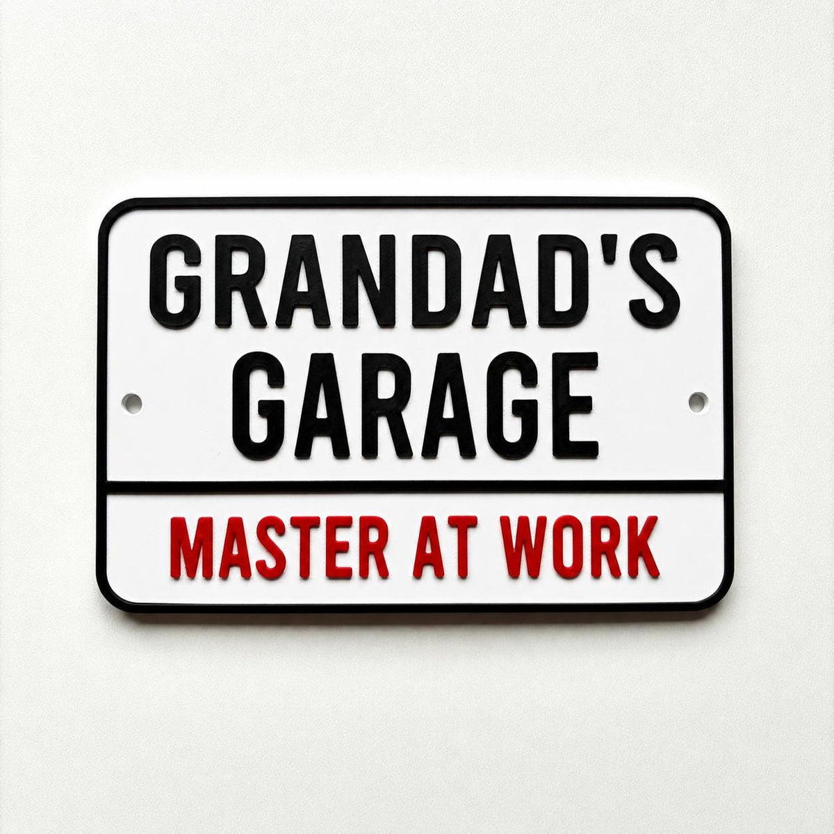 Personalised Text Sign - Novelty Man Cave Workshop Garage Shed Funny Gift Plaque