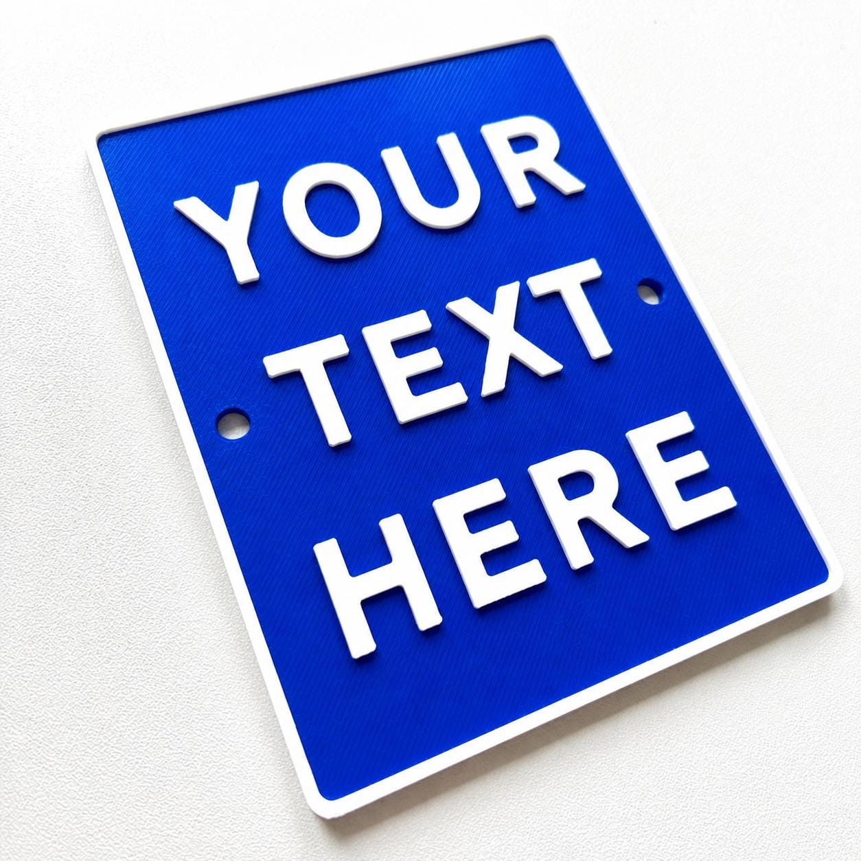 Personalised Your Text Sign – Custom House Decoration Plate Warning Plaque