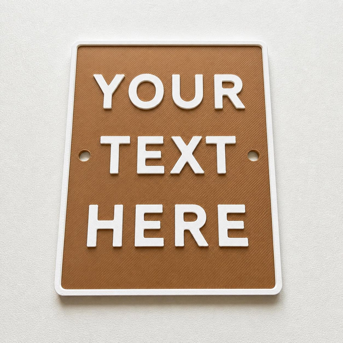 Personalised Your Text Sign – Custom House Decoration Plate Warning Plaque