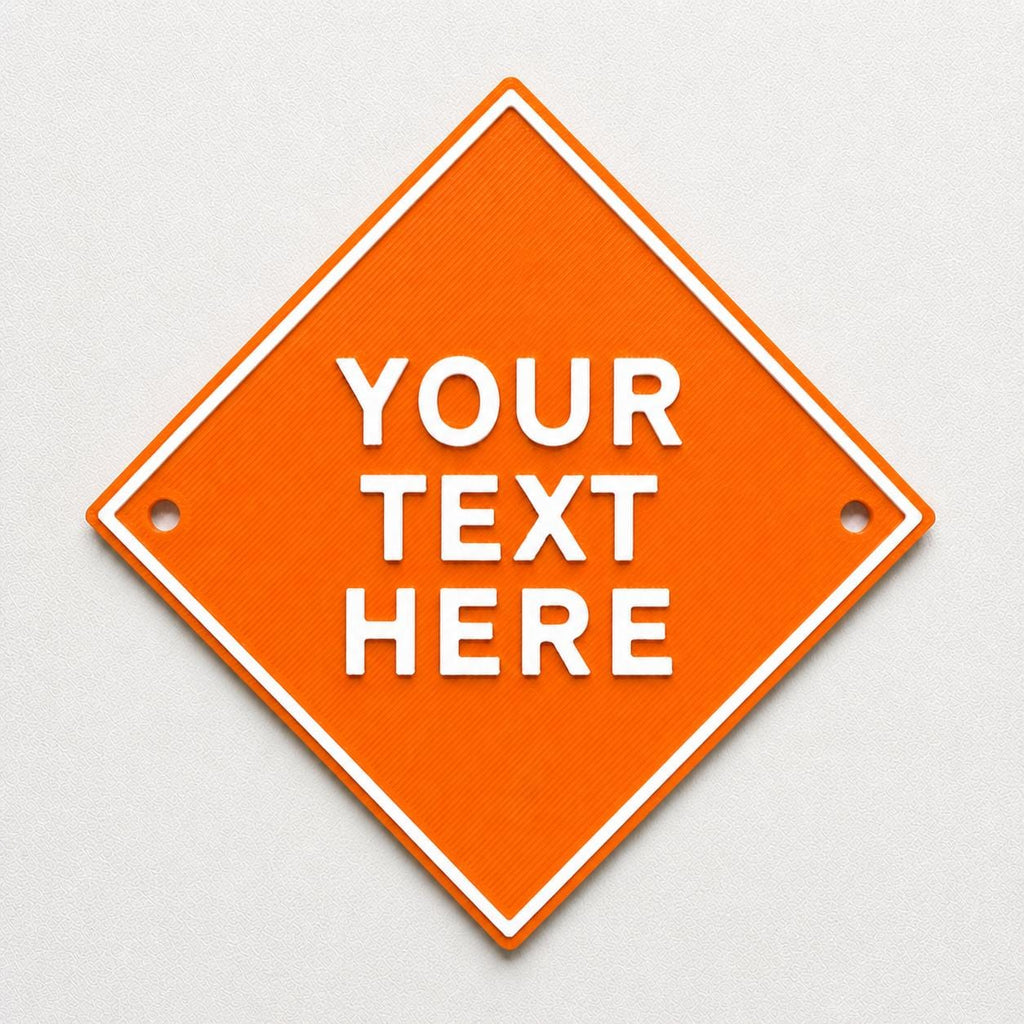 Personalised Your Text Sign – Custom House Decoration Plate Warning Plaque