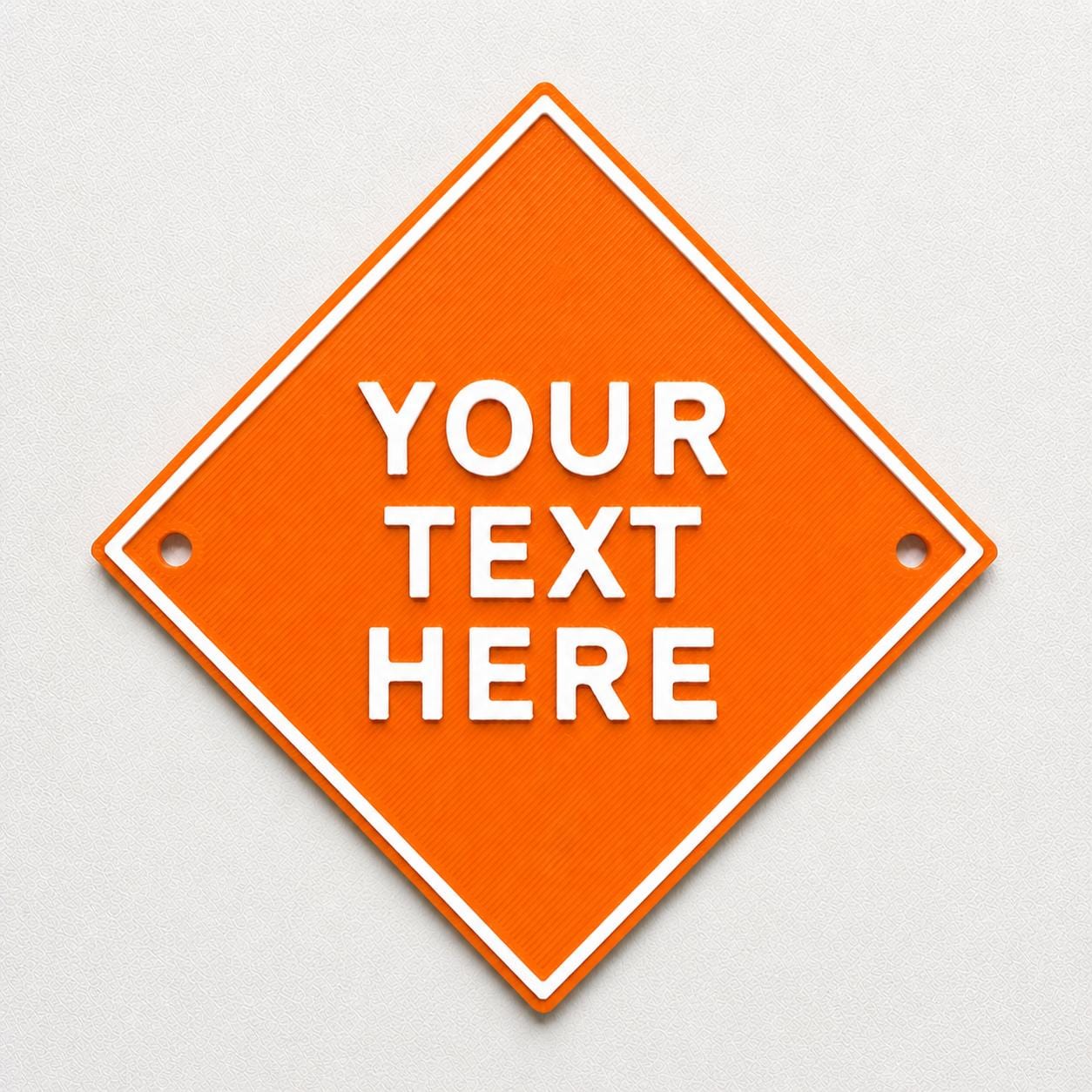 Personalised Your Text Sign – Custom House Decoration Plate Warning Plaque