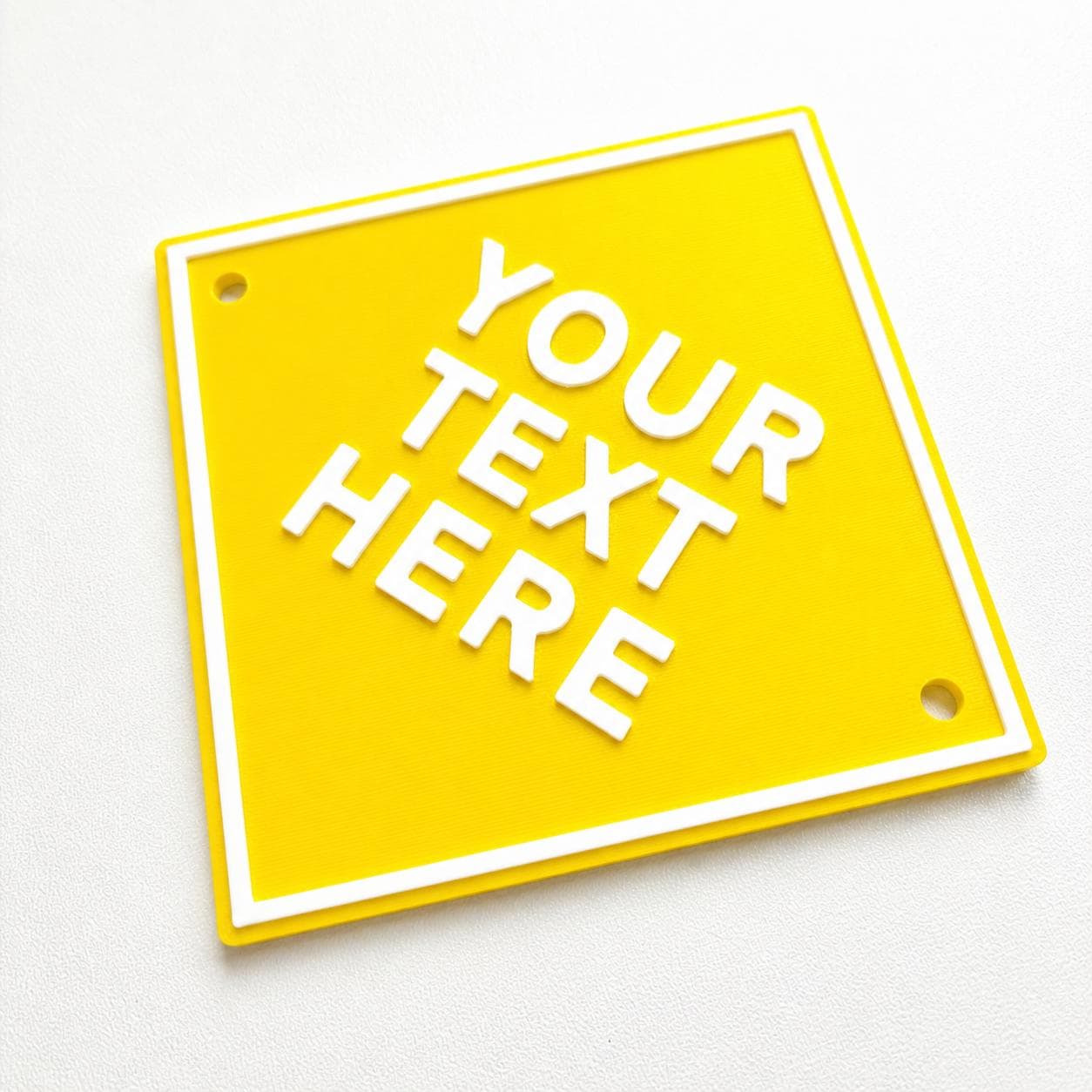 Personalised Your Text Sign – Custom House Decoration Plate Warning Plaque