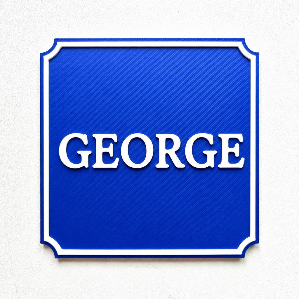 Personalised Kids Name Door Sign – Custom Girls Boys Bedroom Decoration Plate