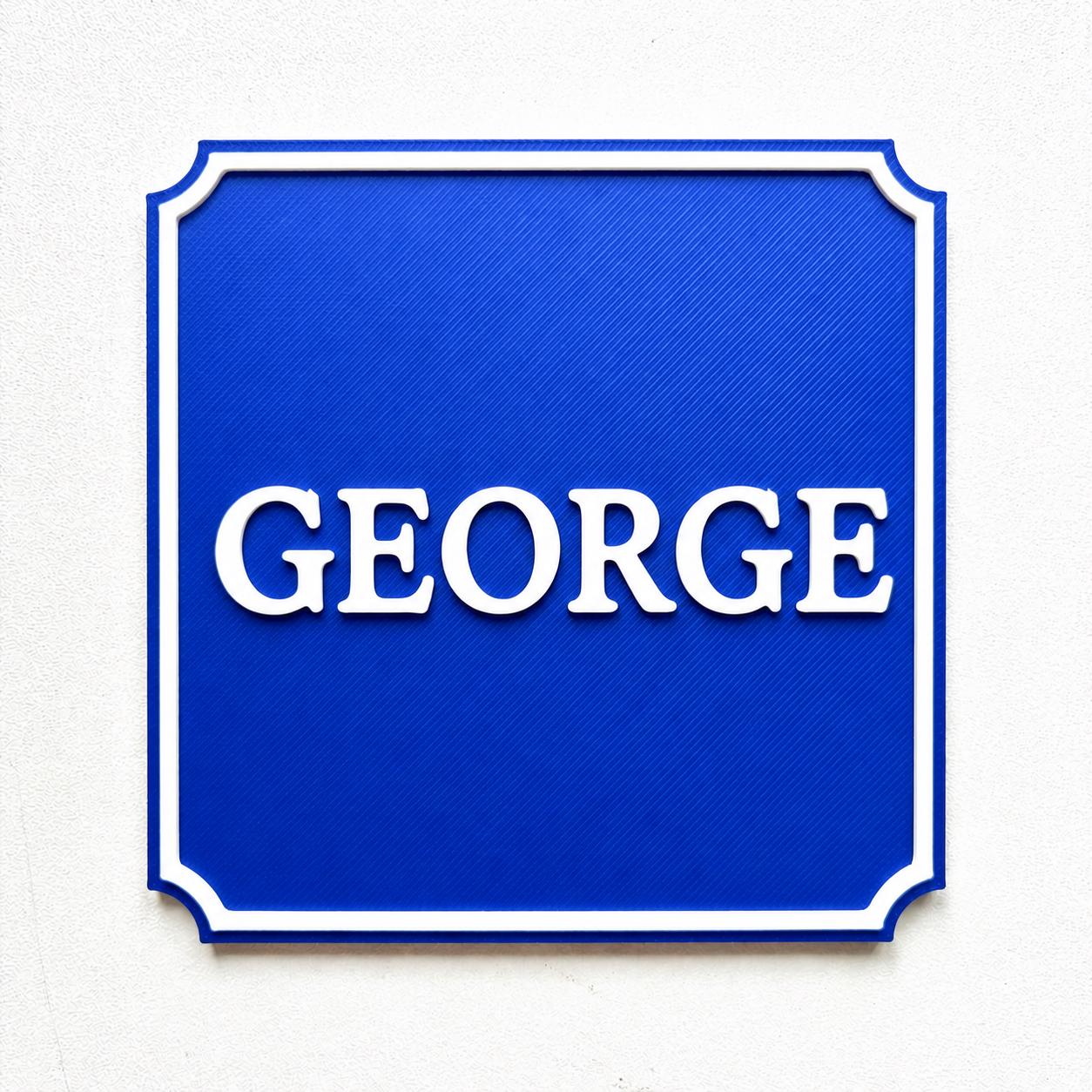 Personalised Kids Name Door Sign – Custom Girls Boys Bedroom Decoration Plate