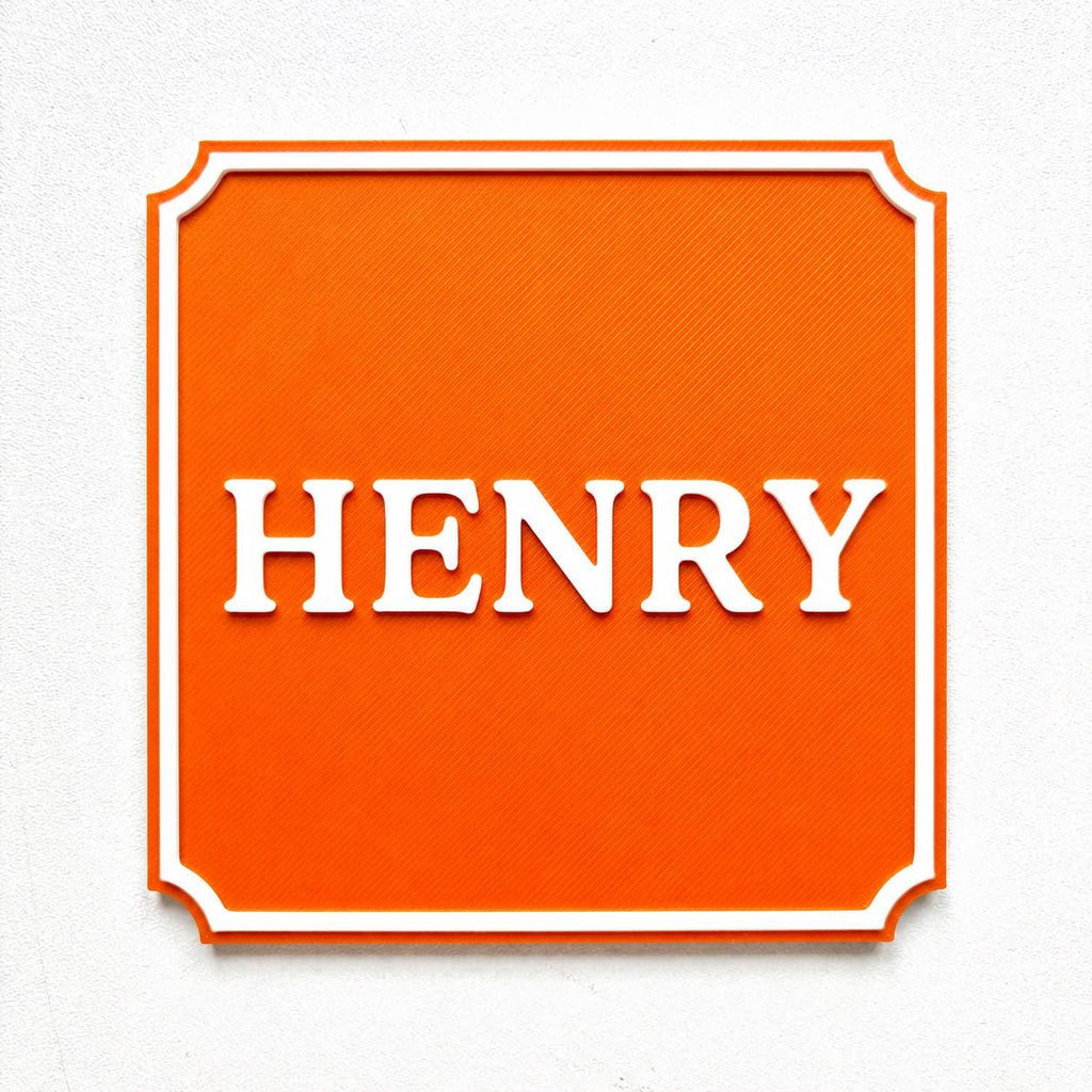 Personalised Kids Name Door Sign – Custom Girls Boys Bedroom Decoration Plate