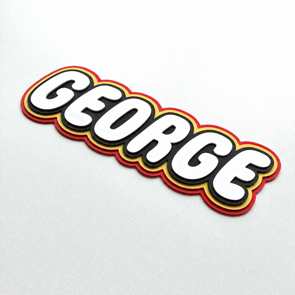 Personalised Kids Name Door Sign – Custom Girls Boys Bedroom Decoration Plate