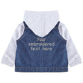 Embroidered Personalised Toddler & Kids Denim Jacket Boys Girls Your Text Name