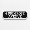 Personalised Text Sign Custom House Name Plaque Garden Wall Plate Memorial Bench